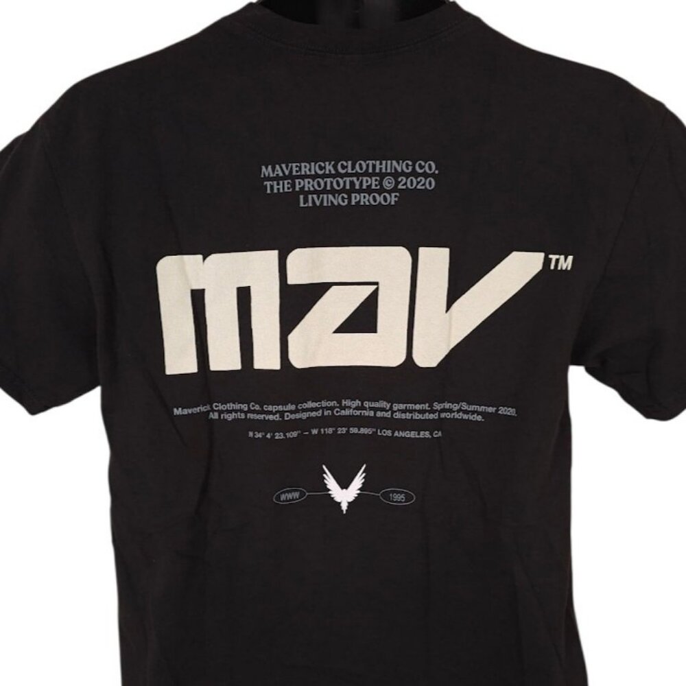 Maverick T Shirt Mens Size Small Black Logan Paul Streetwear MAV